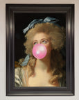Sass Queen Framed Print, stylish bold empowering artwork, luxury premium handcrafted wall decor for living room bedroom office by Zestio at brixbailey.com