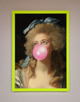 Luxury Sass Queen Framed Print, stylish bold empowering artwork for living room, bedroom, or office decor by Zestio at brixbailey.com