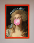Sass Queen Framed Print, stylish bold empowering artwork, luxury high-quality framed wall decor for living room bedroom office by Zestio at brixbailey.com