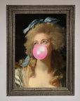 Sass Queen Framed Print, luxury stylish empowering artwork for living room bedroom or office, best-selling bold statement decor by Zestio at brixbailey.com