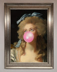 Sass Queen Framed Print, luxury stylish empowering artwork for living room, bedroom, or office decor by Zestio at brixbailey.com