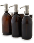 Chrome Triple Wall Mounted Soap Dispenser
