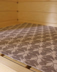 Hiiumaa Hanikatsi Pattern Sauna Bench Pad – Linen & Cotton by LOKO at www.brixbailey.com