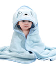 FW01 Baby Bath Towel - Soft Polyester/Cotton Square Towel for Newborns 0-12 Months by Baby Lamby at brixbailey.com
