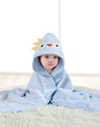 Soft Poly-Cotton Baby Bath Towel - Square Shape for Newborns 0-12 Months - Model FW01 by Baby Lamby at brixbailey.com