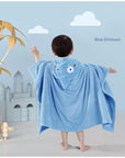 Square Baby Bath Towel - Soft Polyester/Cotton Blend for Newborns 0-12 Months | Model FW01 by Baby Lamby at brixbailey.com