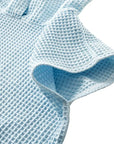 Cute Soft Absorbent Hooded Baby Bath Towels - 100% Waffle Cotton for 0-36 Months by Baby Lamby at brixbailey.com
