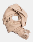 Natural Baby Alpaca Wool Scarf – Exclusive 200 - Unisex