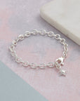 Mini Lifetime Silver Star Charm Bracelet