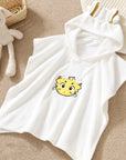Kids Hooded Bath Towel - Soft, Quick-Dry Polyester for Swimming & Beach - 60x120cm by Baby Lamby at brixbailey.com