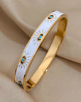 Enamel & Gold All-Seeing Eye Bracelet