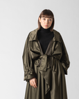 ALEX Black Olive Summer Trench