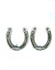 Silver Steed Small Horseshoe Stud Earrings 1