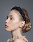Silk Beaded Headband Hestia