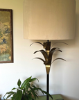 Cream velvet drum lampshade/ ceiling light shade with wonderland paper interior