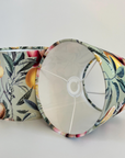 Summer Fruit Velvet Lampshade | French Drum Ceiling Light Shade | Bespoke Handmade Empire Lampshade