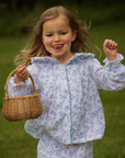 Blue Paisley Organic Muslin Pyjamas