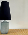 Black Velvet Lampshade | Extra Tall Cone Light Shade | Bespoke Handmade UK