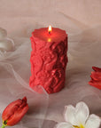 Flower Pillar Candle
