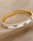 Enamel & Gold All-Seeing Eye Bracelet