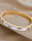 Enamel & Gold All-Seeing Eye Bracelet