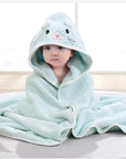 FW01 Baby Bath Towel - Soft Polyester/Cotton Square Towel for Newborns 0-12 Months by Baby Lamby at brixbailey.com