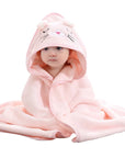 Soft Baby Bath Towel - Square Polyester/Cotton for 0-12 Months - Model FW01 by Baby Lamby at brixbailey.com