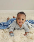 Cute Multi-use Knitted Swaddle Blanket - Soft Polyester, 90x70cm (35.5x27.5 Inches) - Receiving Blanket for Babies by Baby Lamby at brixbailey.com