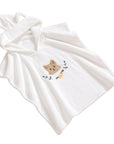 Kids Hooded Bath Towel - Soft, Quick-Dry Polyester for Swimming & Beach - 60x120cm by Baby Lamby at brixbailey.com