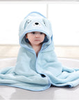 Soft Baby Bath Towel - Square Polyester/Cotton for 0-12 Months - Model FW01 by Baby Lamby at brixbailey.com
