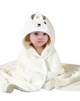 FW01 Baby Bath Towel - Soft Polyester Cotton Square Towel for Newborns 0-12 Months by Baby Lamby at brixbailey.com