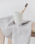 Linen Fine Waffle Bath Towel