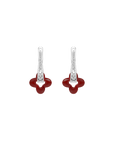 Silver Clover Earrings