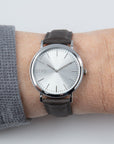 Arvo Silver Time Sawyer Watch - Gray Leather