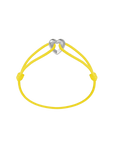 Silver Heart Cord Bracelet