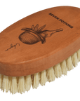 Beard Brush - Oval Shaped Pear Wood With Natural Bristles