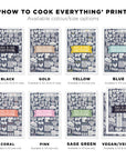 Blue How To Cook Everything Print