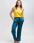 Poppy Rainforest Stripe Silk Trouser