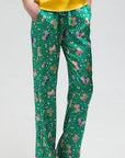 Poppy Rainforest Butterfly Silk Trouser