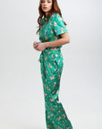 Poppy Rainforest Butterfly Silk Trouser