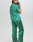 Poppy Rainforest Butterfly Silk Trouser