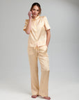 Poppy Lemonade Stripe Silk Trouser