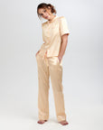 Poppy Lemonade Stripe Silk Blouse