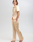 Poppy Lemonade Stripe Silk Trouser