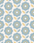 Slice Retro Floral Pattern Fabric