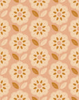 Slice Retro Floral Pattern Fabric