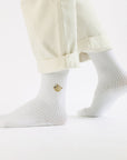 Save the Sloths Ribbed Bamboo Socks