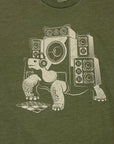 Slow Beats Kids T-Shirt in Heather Olive