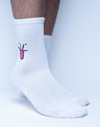 Luxury smiley face socks pack of 4, premium cotton blend, stylish and comfortable, EU sizes 36-41, UK sizes 3-7 by Body and I at brixbailey.com
