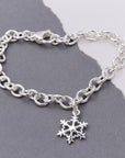 Snowflake Silver Charm